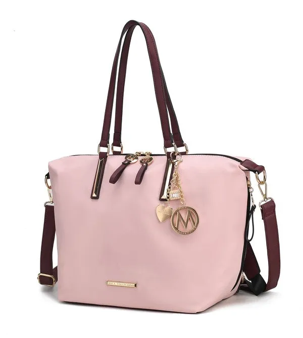MKF Layla Solid Tote Backpack by Mia k