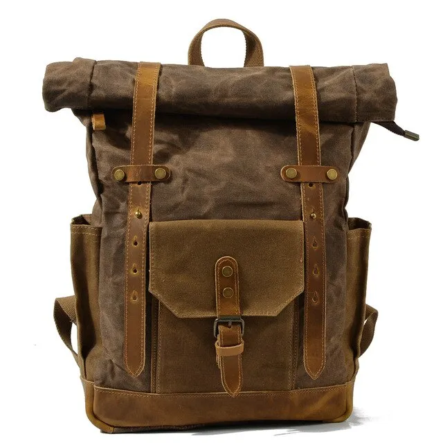 Model 2 MUCHUAN Leather Backpack