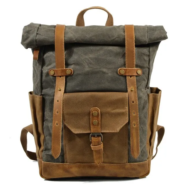 Model 2 MUCHUAN Leather Backpack