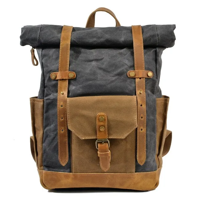 Model 2 MUCHUAN Leather Backpack