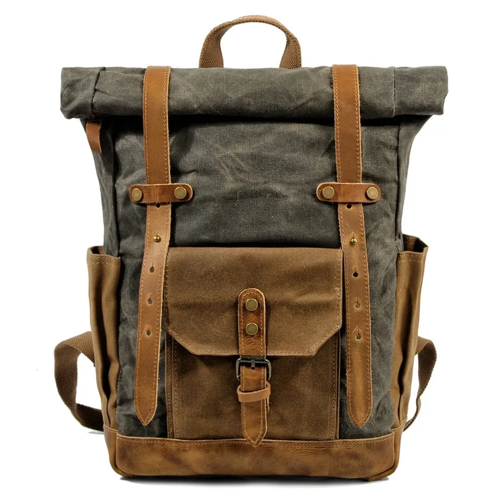 Model 2 MUCHUAN Leather Backpack