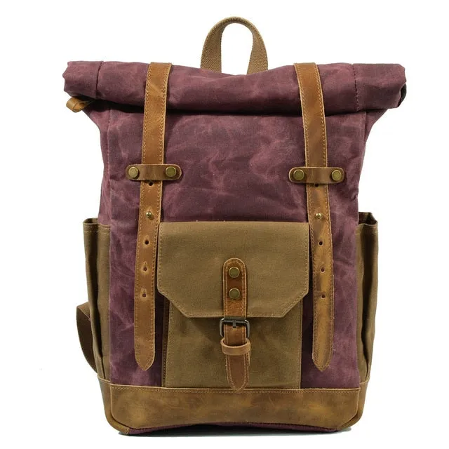 Model 2 MUCHUAN Leather Backpack