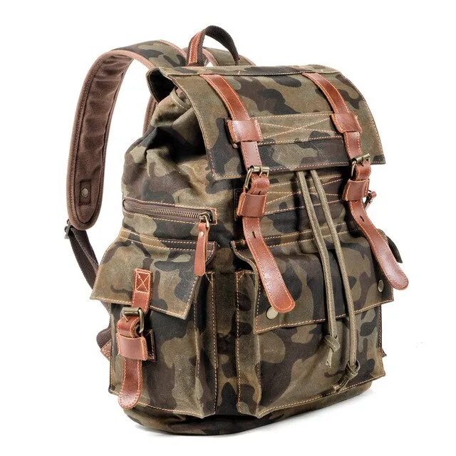 Model 3 MUCHUAN Leather Backpack