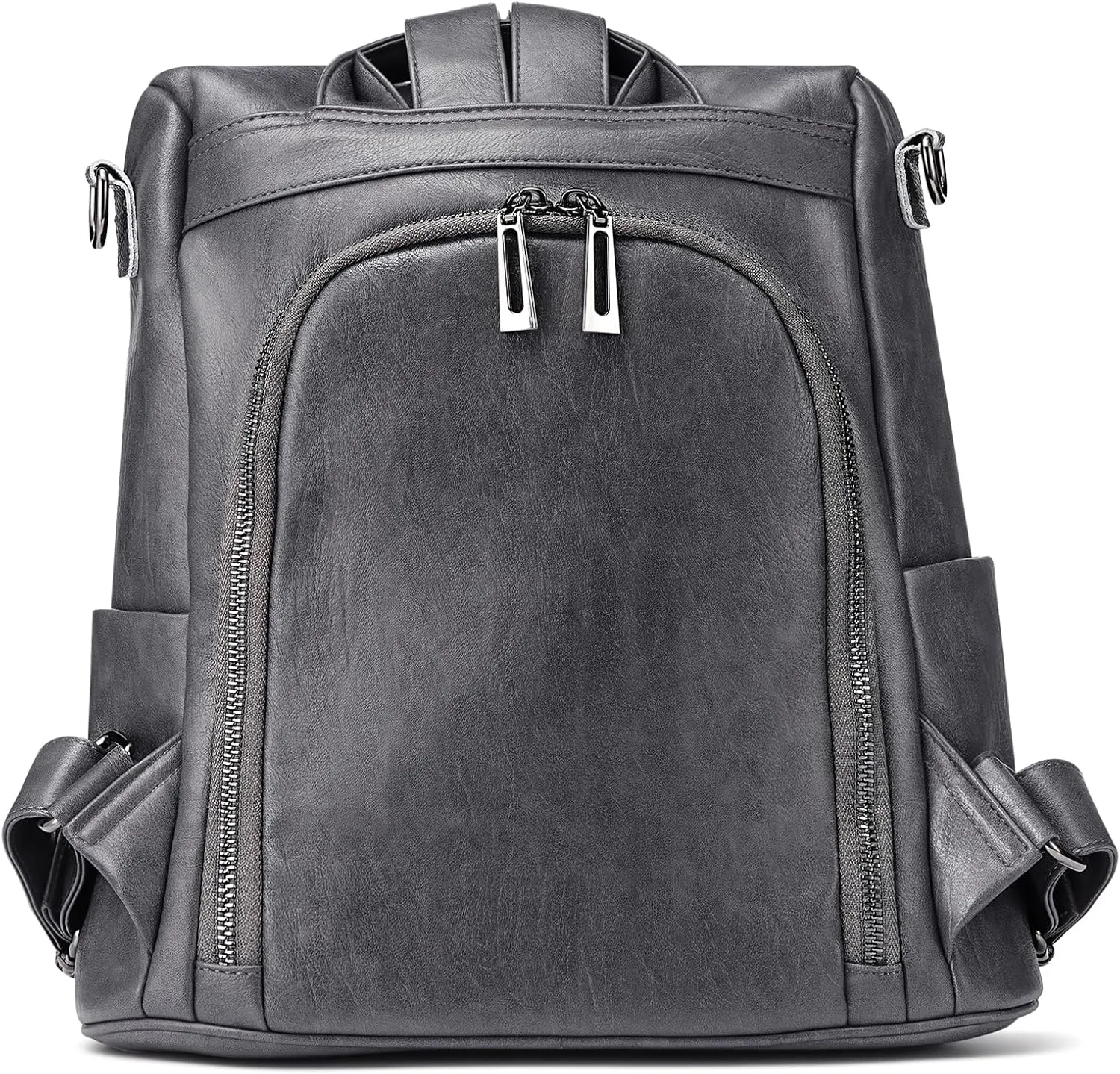 molshine Anti Theft Backpack,Fashion Casual Travel PU Leather Daypack Bag Shoulder Rucksack Handbags for Women HB041