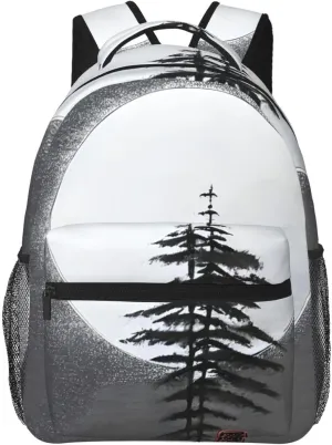 Moon Pine Tree Casual Backpacks, Duffel Bags, *Travel Bags For Work, Hiking, Camping, Outdoor Activities And More.