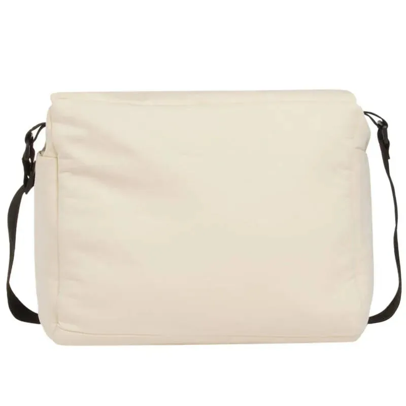 Moschino Baby - Diaper Bag With Changing Mt Bear Logo Print, Beige
