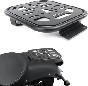 Motorcycle Rear Luggage Rack Compatible with Royal Enfield Super Meteor 650 2023-2024 Rear Storage Rack Cargo Carrier