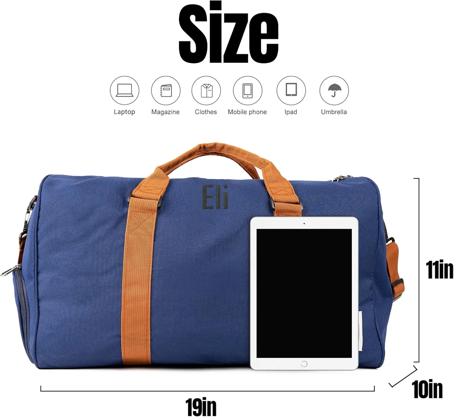 MT WORLD Travel Duffel Bag Personalized Weekender Overnight Sports Tote for Men Teen Boys Weekend Travel with Shoes Compartment for Travel Beach Short Trips Camping Hiking