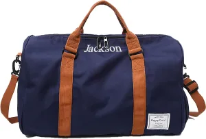 MT WORLD Travel Duffel Bag Personalized Weekender Overnight Sports Tote for Men Teen Boys Weekend Travel with Shoes Compartment for Travel Beach Short Trips Camping Hiking