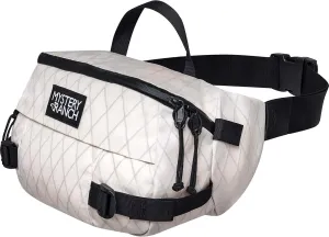 Mystery Ranch Hip Monkey Fanny Pack - Adjustable Hip or Shoulder Bag Perfect for Travel, Hiking & Everyday Carry - 8L, White X Grid