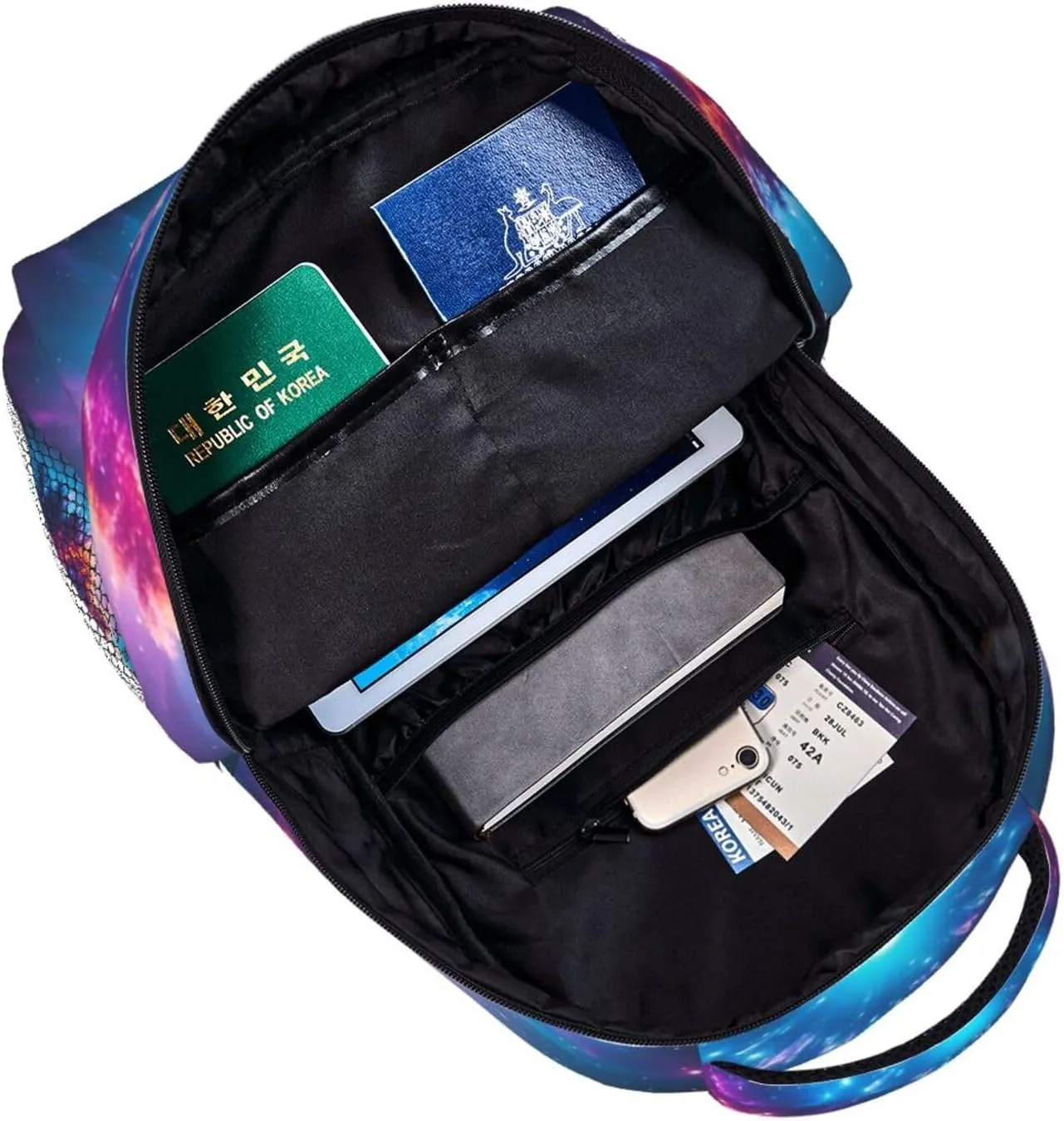 Nebula Explosion Art Adult Backpacks 15 Inch Laptop Backpack Travel Bag for Men Women Gifts