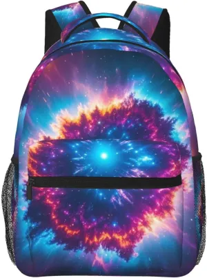 Nebula Explosion Art Adult Backpacks 15 Inch Laptop Backpack Travel Bag for Men Women Gifts