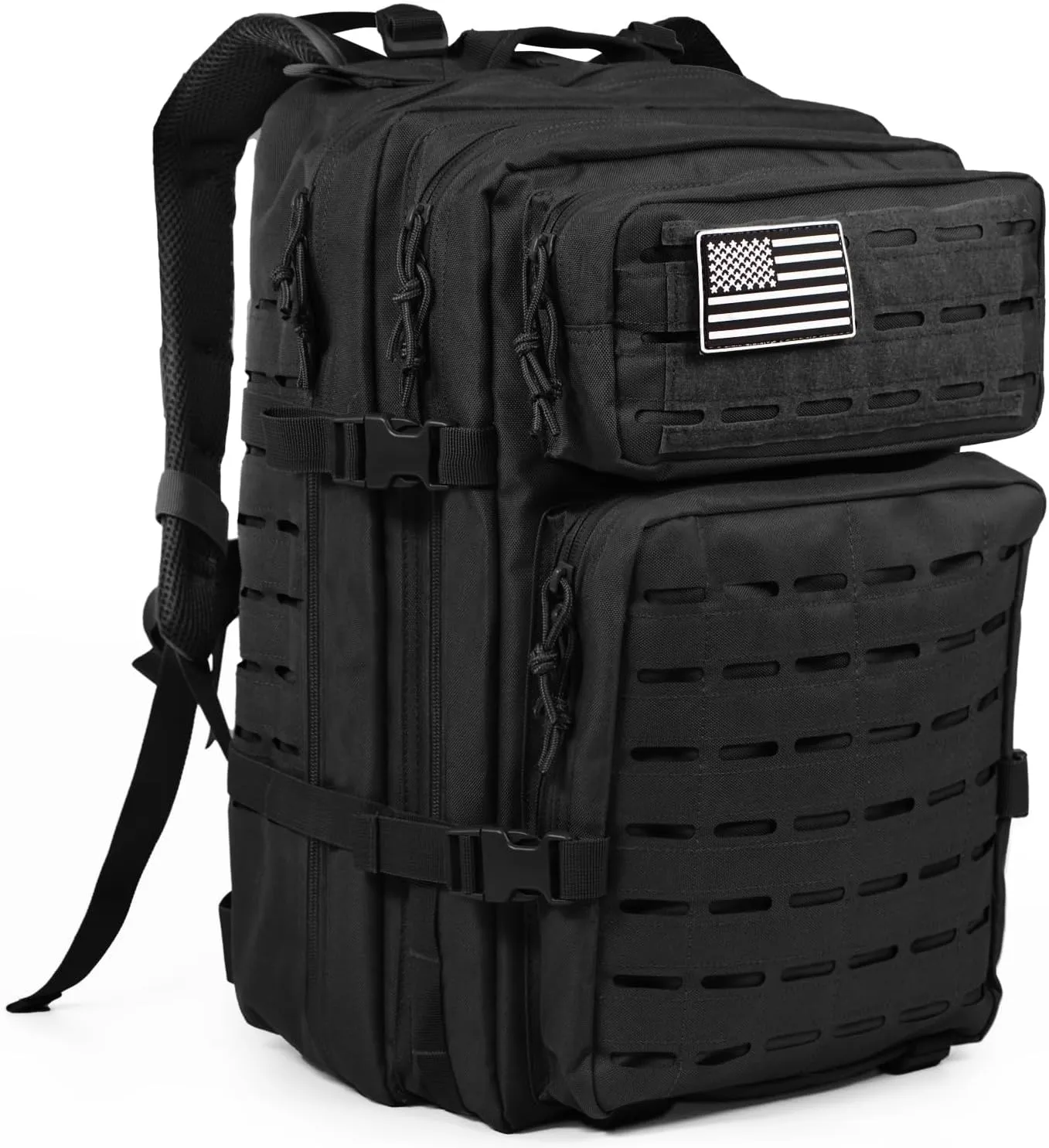 New Military Tactical Backpack - Large 45L Army 3 Day Assault Pack Molle Bag Daypack Hiking Trekking Rucksack for Men Women