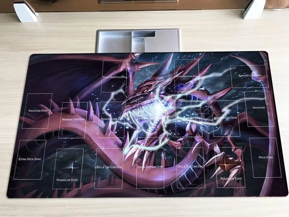 New Playmat Duel Monsters Osiris The Sky Dragon CCG TCG Card Game Mat   Free Bag (ZD014-432-A)