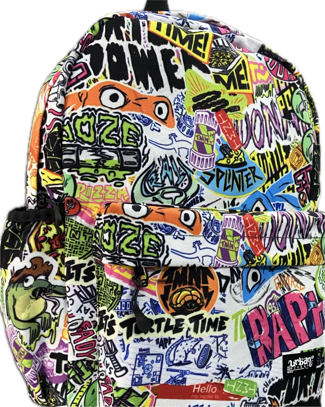 Ninja Turtles It's Turtle Time Canvas Backpack