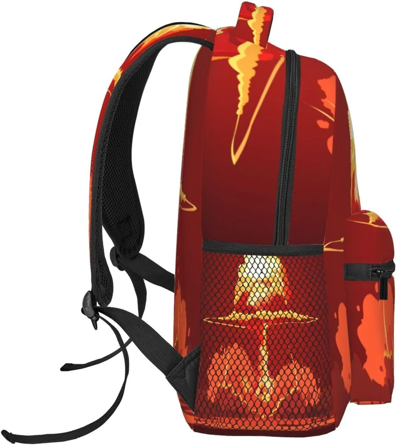 Nuclear Explosion Fireball Mushroom Cloud Backpack for Men Women, Travel Laptop Backpack Computer Bag Daypack for Business Work Weekender