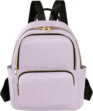 ODAWA Travel Backpack Women, Pail Lilac Anti-theft Casual Shoulder Bag Light Weight Backpacks for Travel