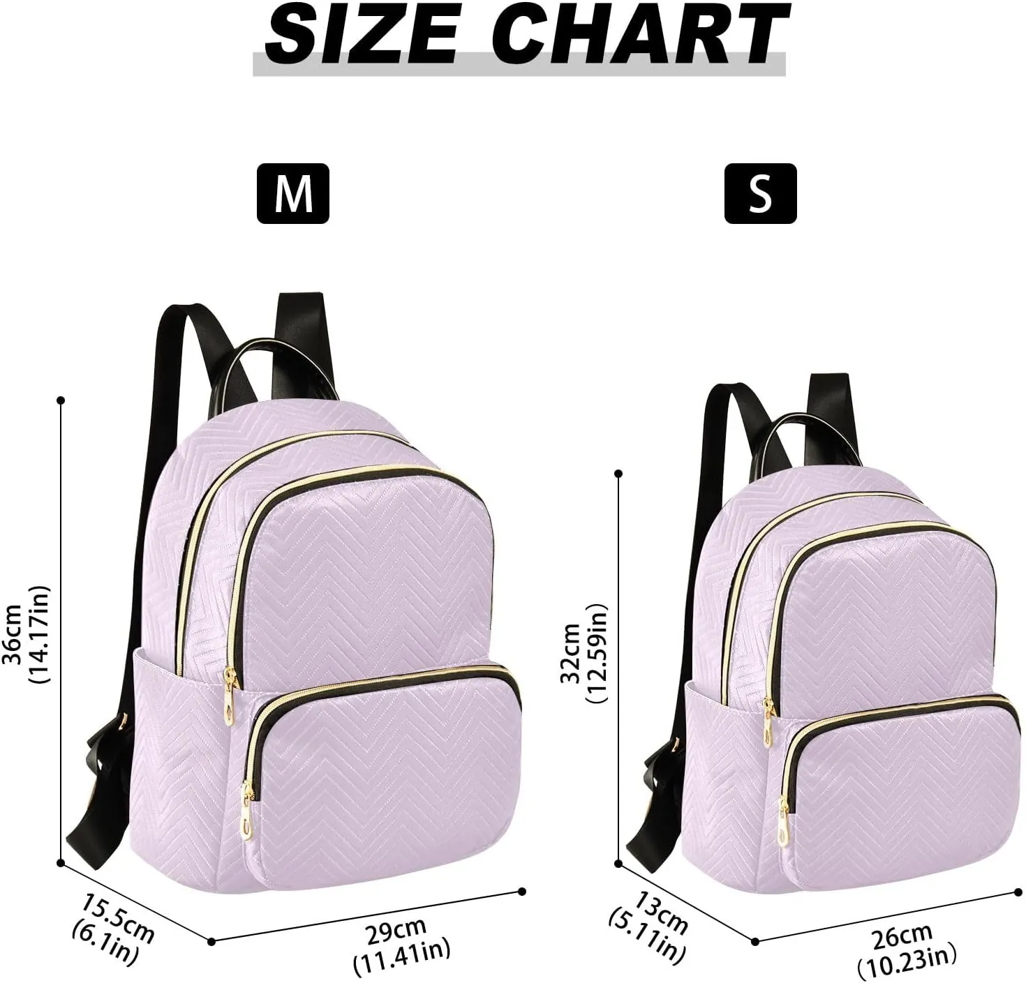 ODAWA Travel Backpack Women, Pail Lilac Anti-theft Casual Shoulder Bag Light Weight Backpacks for Travel