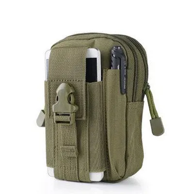 Outdoor Camping Climbing BagTactical Military Molle Hip Waist Belt Wallet Pouch Purse Phone Case for iPhone 7 for Samsung