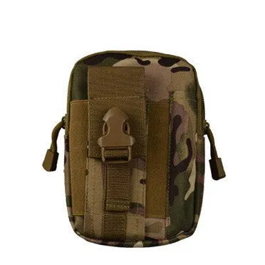 Outdoor Camping Climbing BagTactical Military Molle Hip Waist Belt Wallet Pouch Purse Phone Case for iPhone 7 for Samsung