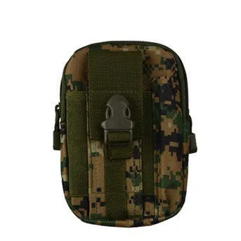 Outdoor Camping Climbing BagTactical Military Molle Hip Waist Belt Wallet Pouch Purse Phone Case for iPhone 7 for Samsung