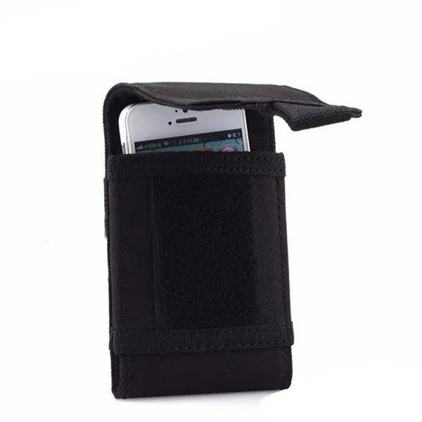 Outdoor Camping Climbing BagTactical Military Molle Hip Waist Belt Wallet Pouch Purse Phone Case for iPhone 7 for Samsung