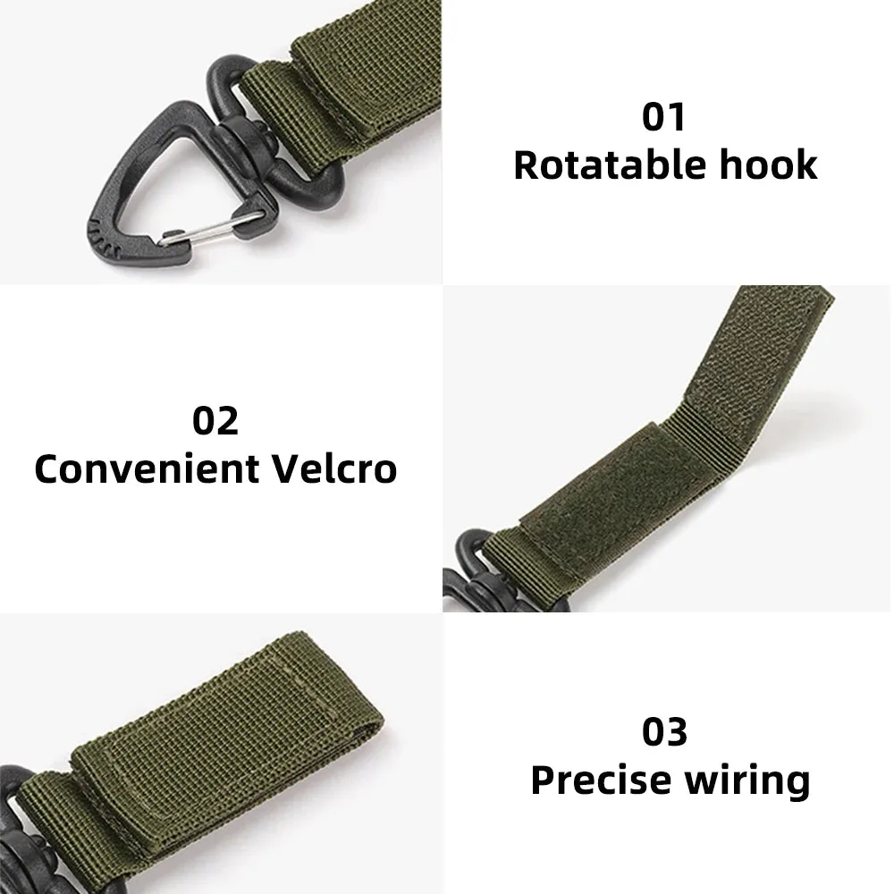 Outdoor Camping Molle Tactical Backpack Key Hook