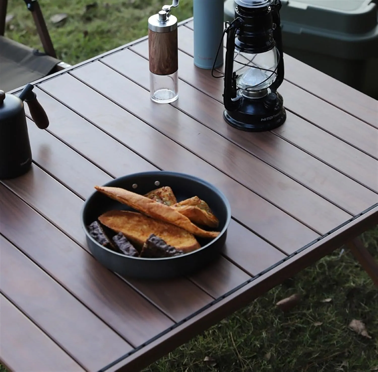 Outdoor Camping Table Outdoor Table Foldable Fold Up Portable Camping Folding Table Aluminum Alloy Table Camping Furniture(A,89 * 70 * 43cm)