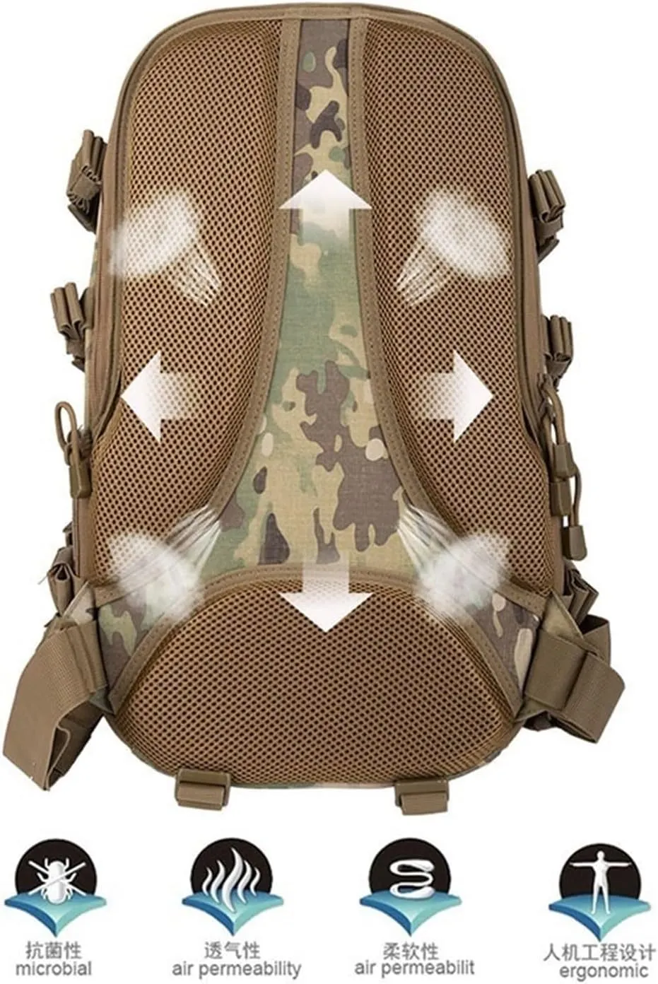 Outdoor Trekking Bag Large Frame Backpack(Green)