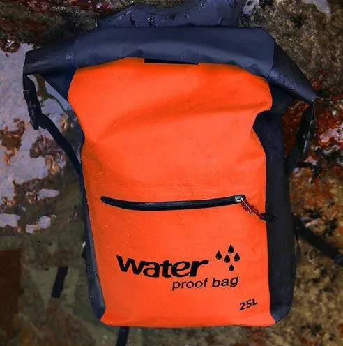 Outdoor Waterproof Swimming Backpack, Dry Sack, Travel Waterproof Bag