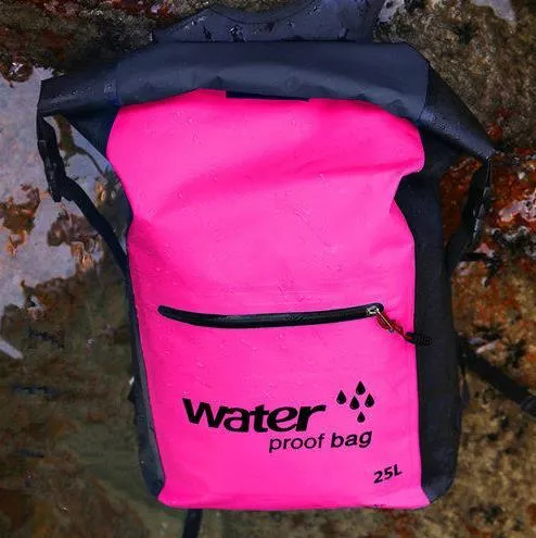 Outdoor Waterproof Swimming Backpack, Dry Sack, Travel Waterproof Bag