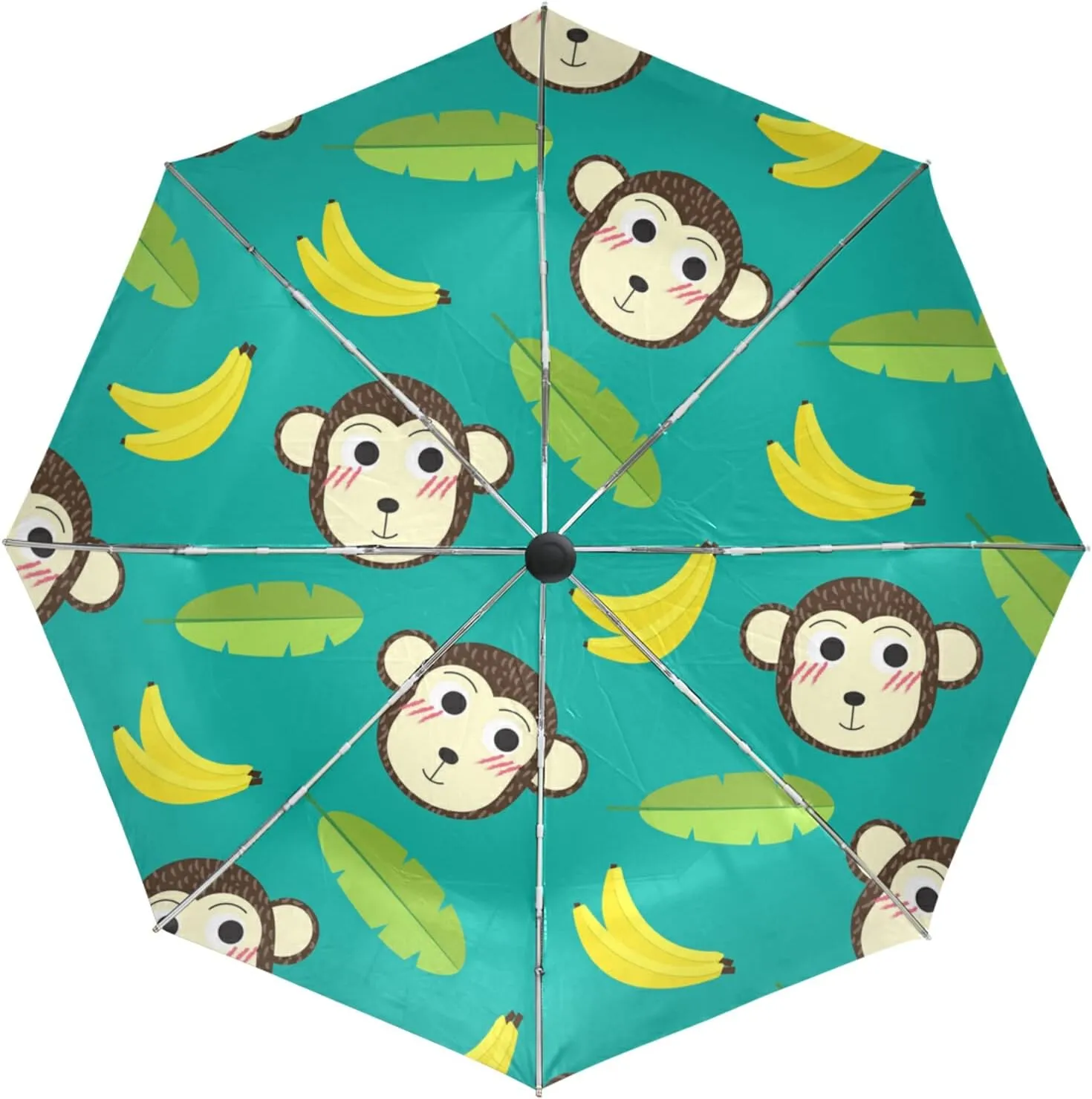Oyihfvs Automatic Windproof Waterproof Umbrella, Folding Umbrella Reinforced Portable Automatic Compact Anti-UV Sun rain Auto Open/Close