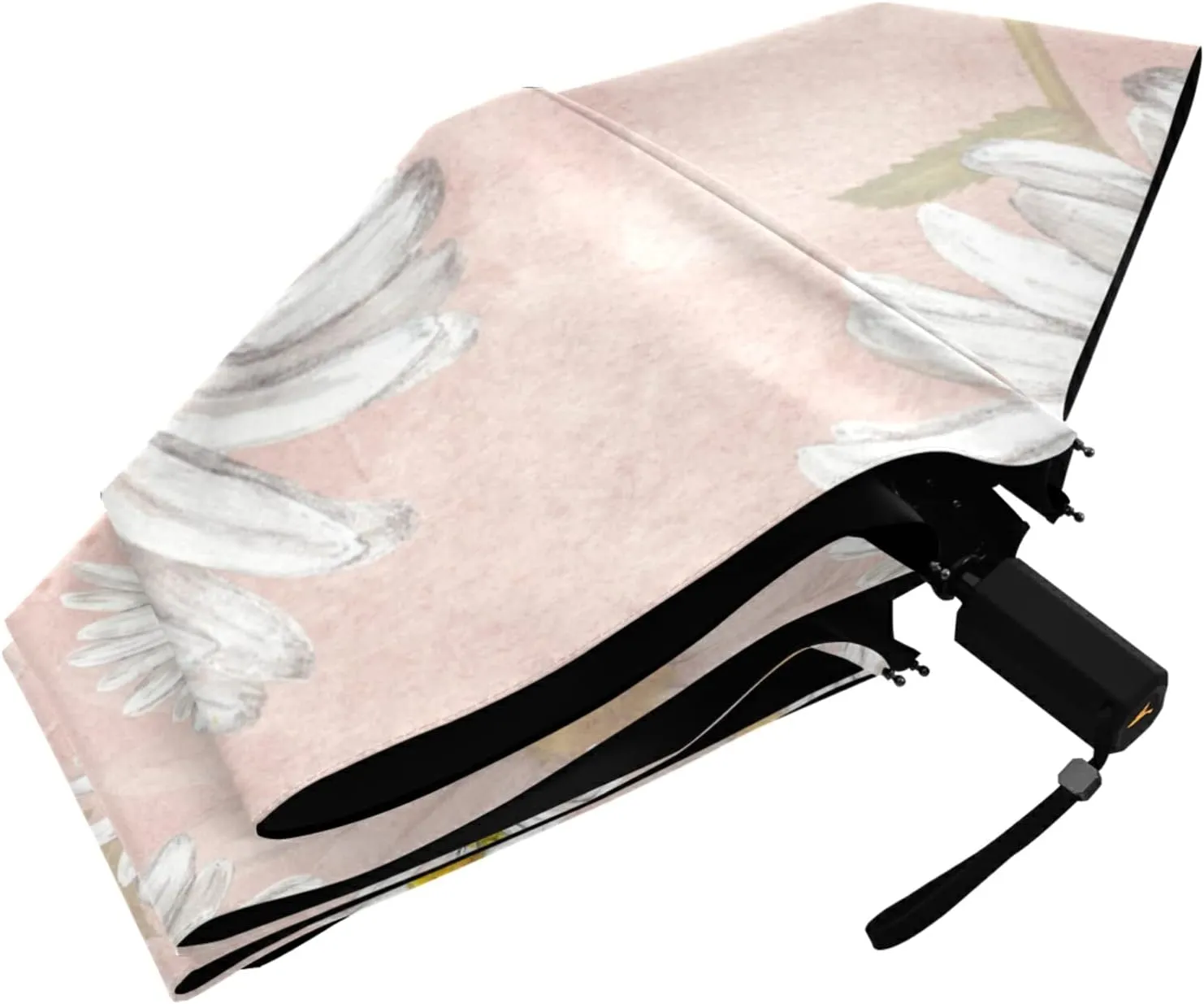 Oyihfvs Parasol Folding Umbrella, Reinforced Windproof Waterproof, Portable Compact Anti-UV Sun Rain Protection for Travel Outdoor
