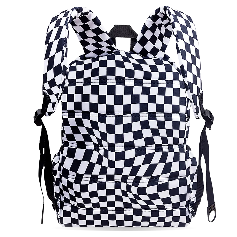 Oz Daypack Backpack in Wavy Checkers