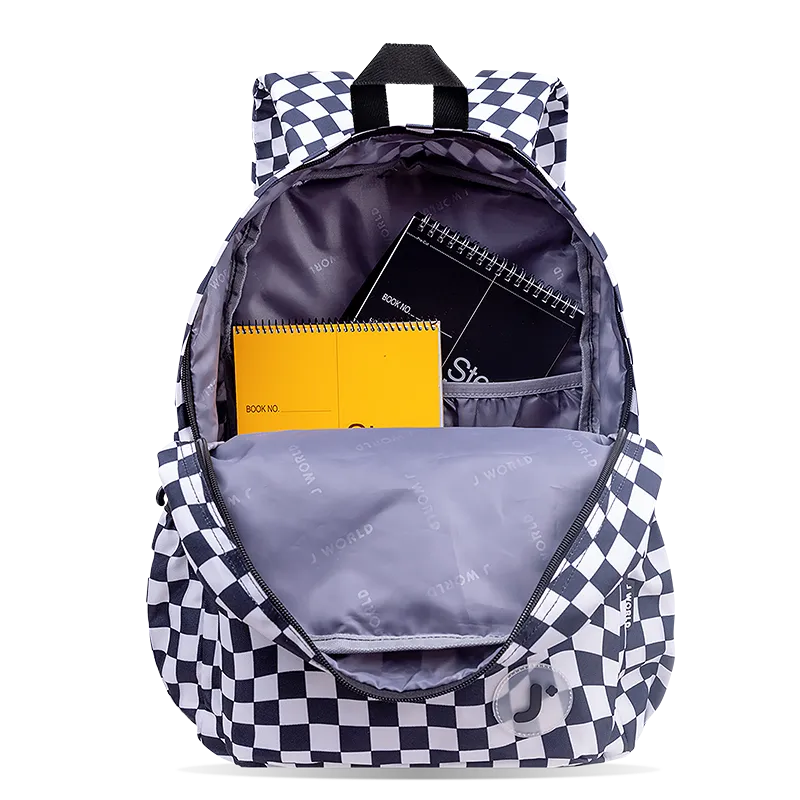Oz Daypack Backpack in Wavy Checkers