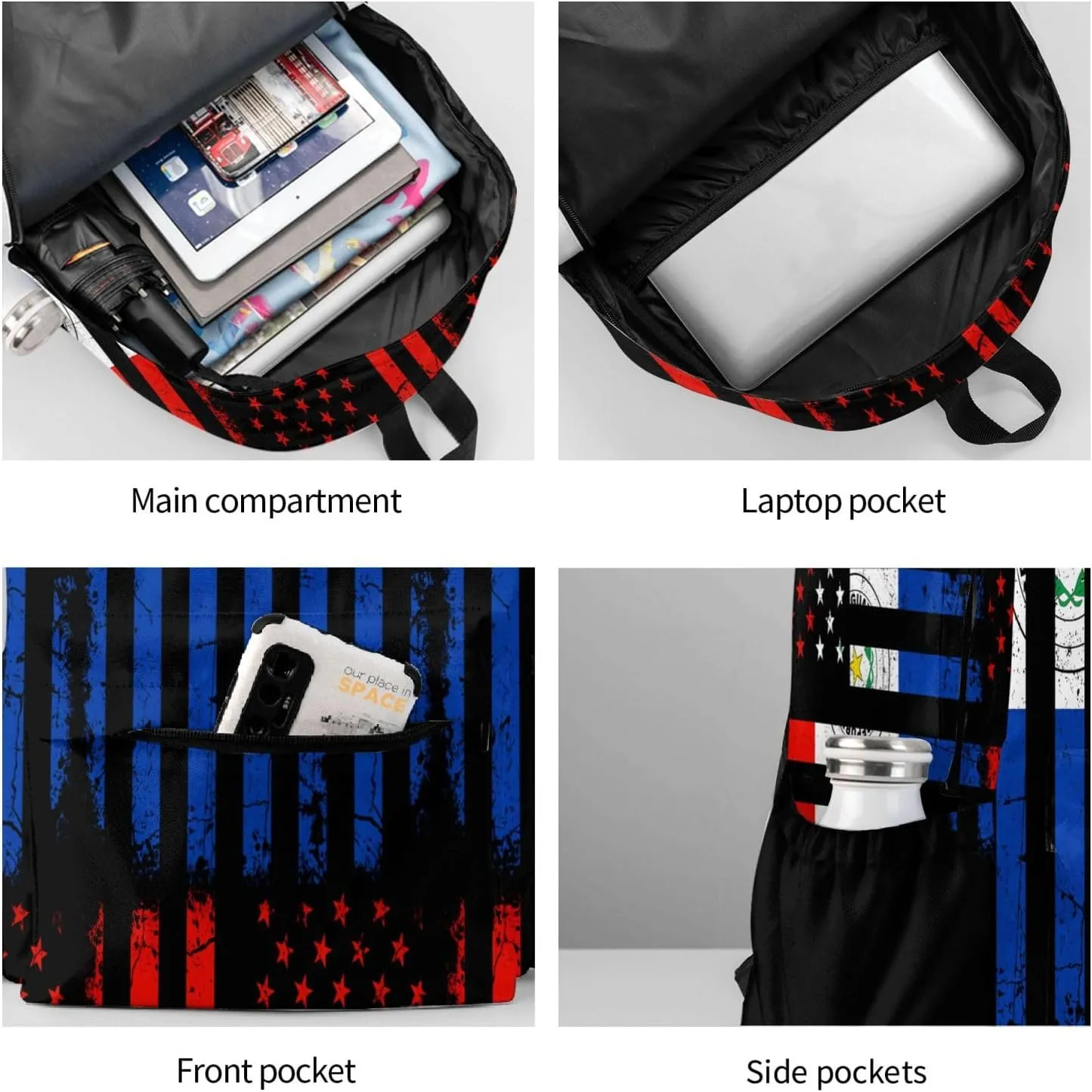 Paraguayan American Flag Paraguay Roots America Laptop Backpack Work Travel Backpacks Business Rucksack Casual Outdoor Daypack with Adjustable Strap Bags for Sports Office Gym Hiking