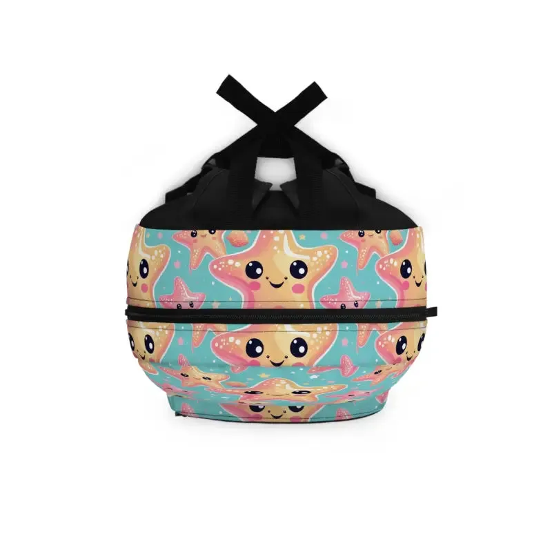 Pastel Starfish Backpack for Trendy Chic Style