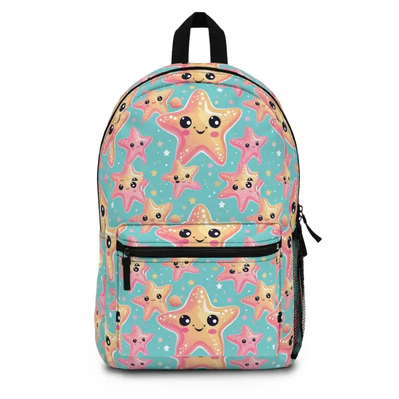 Pastel Starfish Backpack for Trendy Chic Style