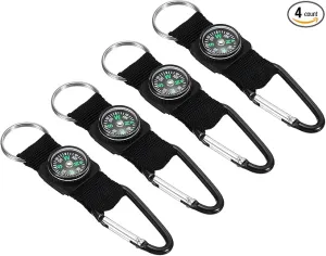 PATIKIL Compass Keychain Belt Clip, Party Favors for Camping
