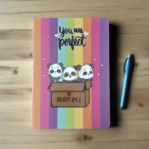 Perfectly You Panda A5 Notebook