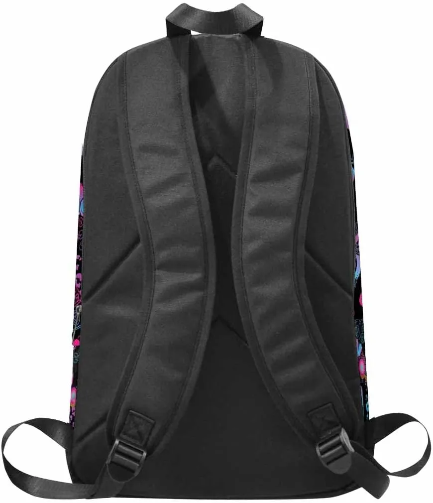 Personalized Name Knapsack Backpack, Custom Funny Lips Pineapple Backpack Customized Schoolbag Fashion Shoulder Bag Travel Bag for Friend Family