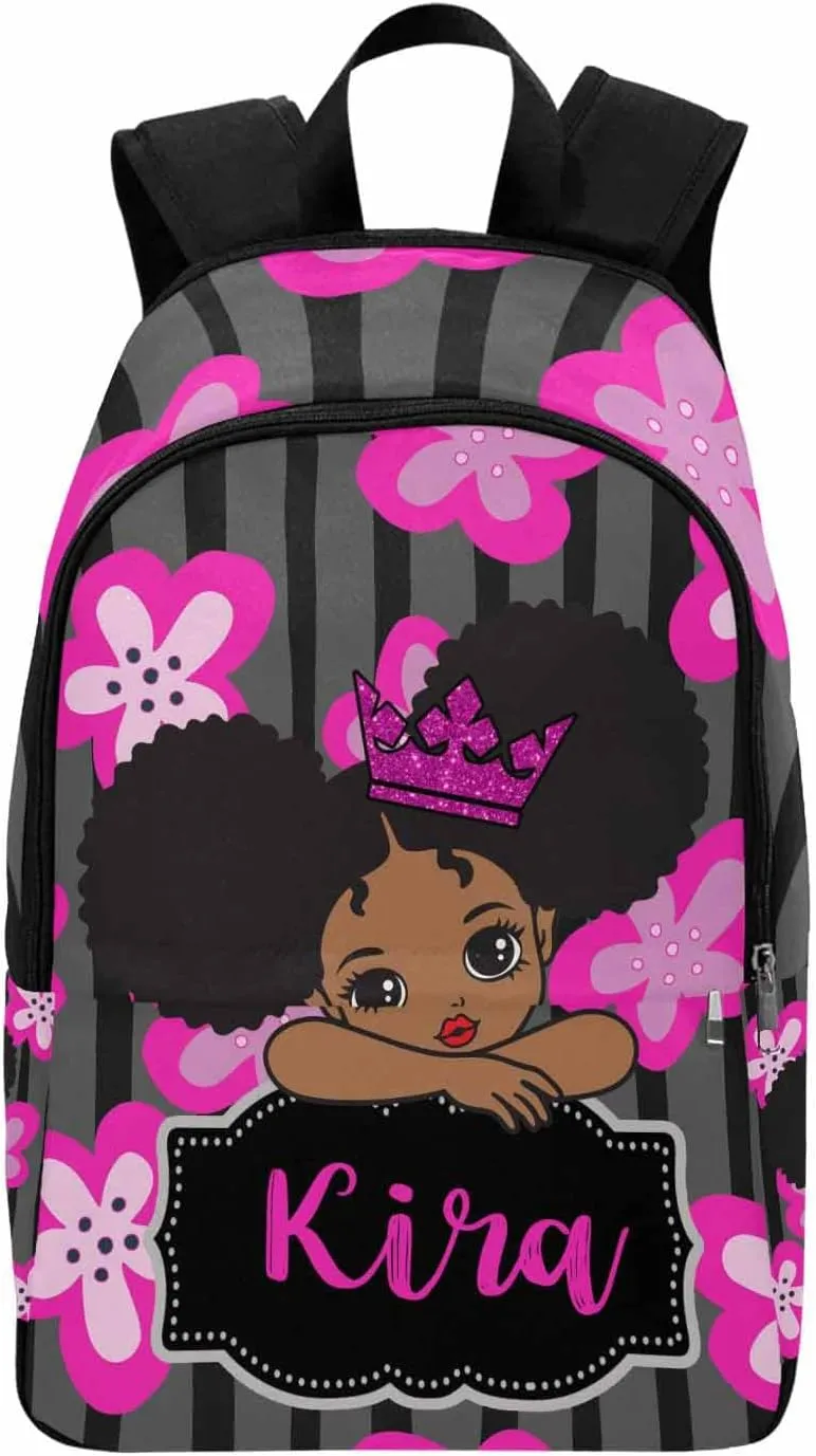 Personalized School Backpack with Name, Custom Girl Backpack Bookbag Customized Shoulder Bag Casual Daypack Bag Laptop for Girls Daughter Niece Grandaughter Friends