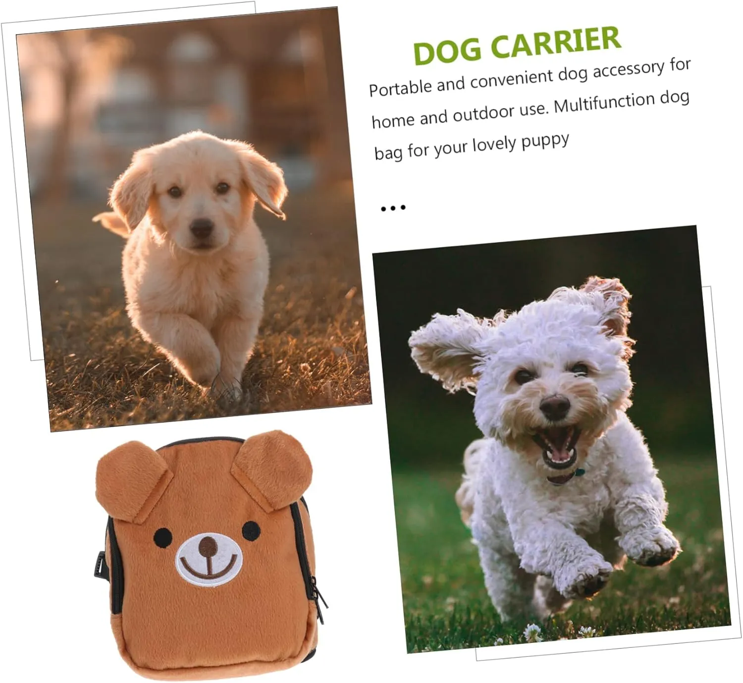Pet Travel Backpack Carrier Multifunction Dog Harness Shoulder Bag for Puppy