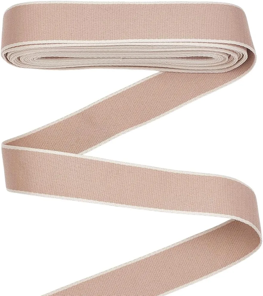 PH PandaHall 9.8 Yards Webbing Straps Nylon Webbing 1-1/2 Inch Wide Striped Ribbons Heavy Sewing Webbing Flat Straps Webbing for DIY Crafts Belt Backpack Handles Purse Leash Furniture Making