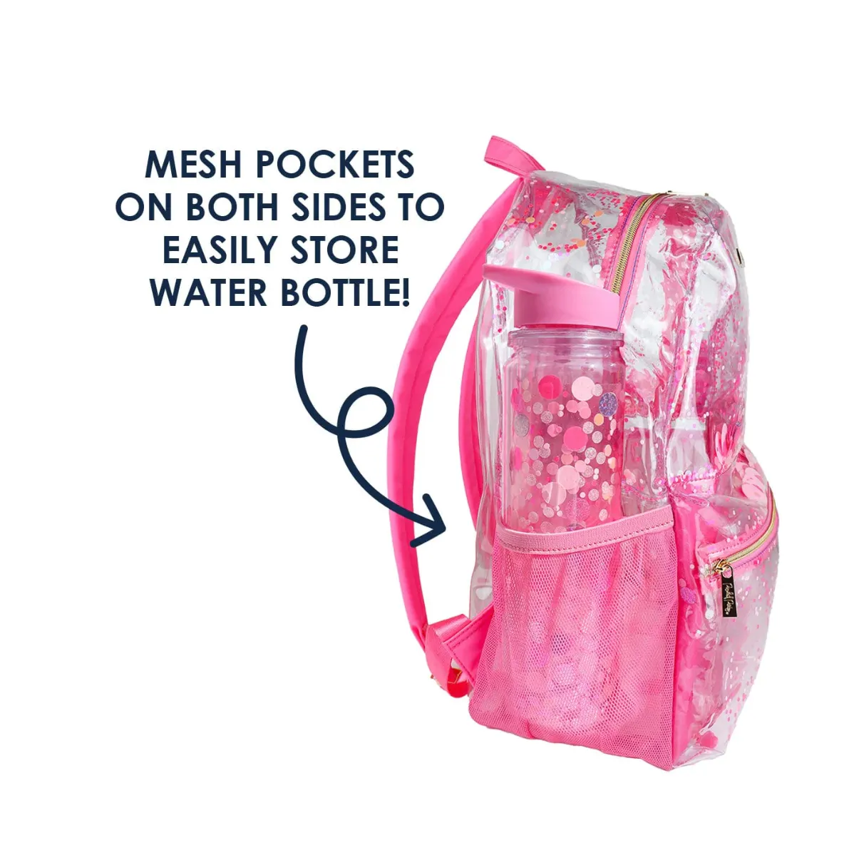 Pink Party Confetti Backpack