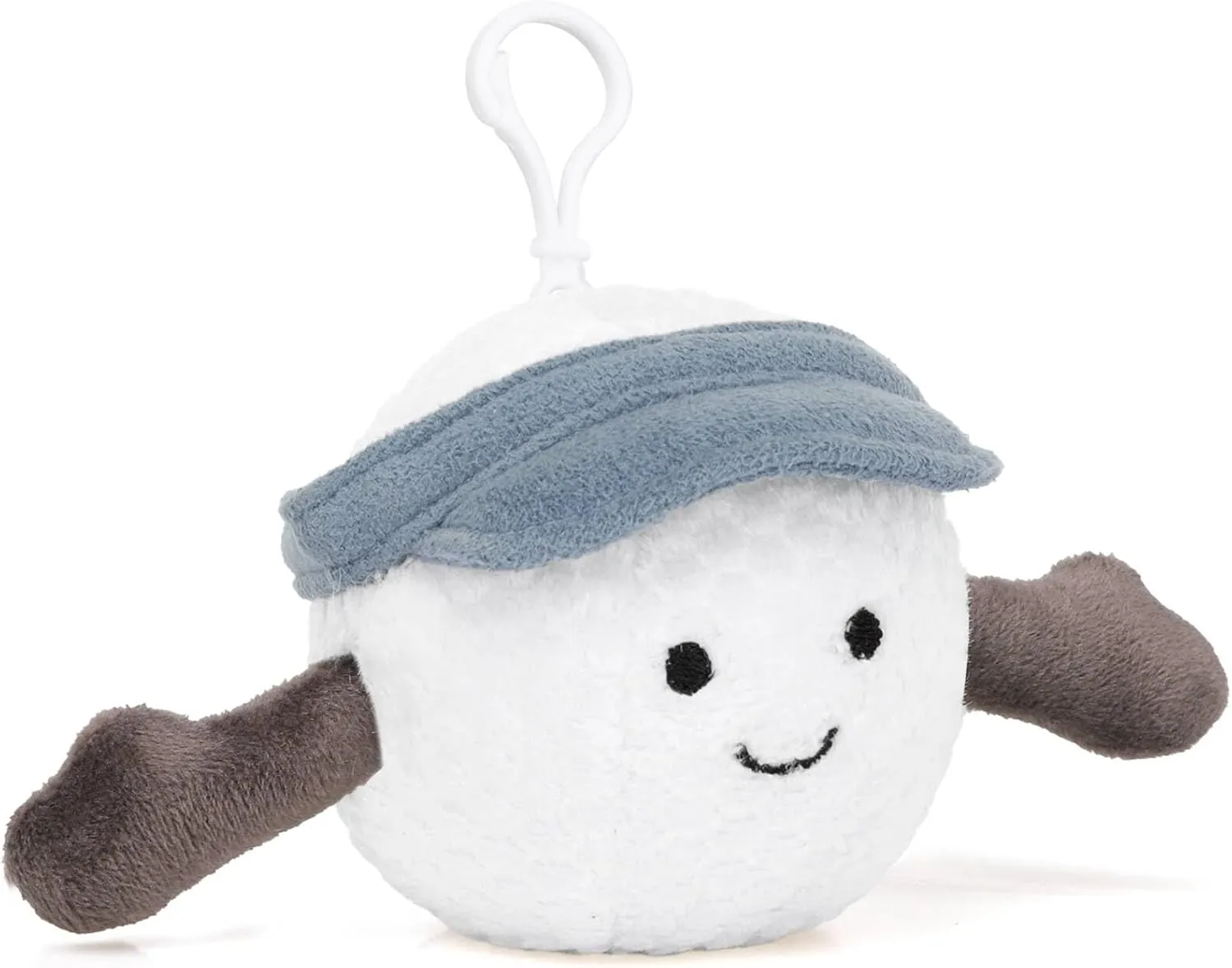 Plush Keychain Cute Golf Ball Plush Soft Stuffed Keychain Toys Gift for Sports Fans Kawaii Charm for Bags and Keys