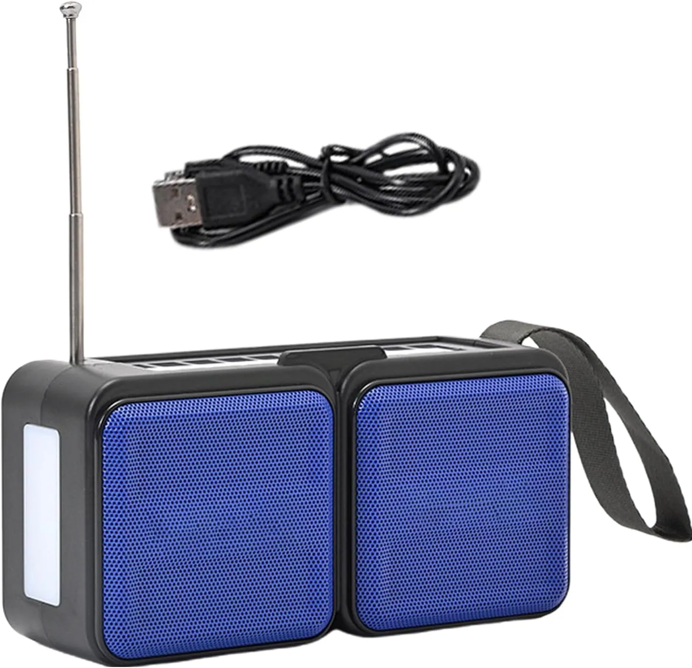 Portable Radio, Solar Receiver, 6.14x3.07x2.28 inches, LED Flashlight, Speaker Output, for Survival Gear, ABS Metal Construction, Compact Size Unit, Tornado Storm, Fishing
