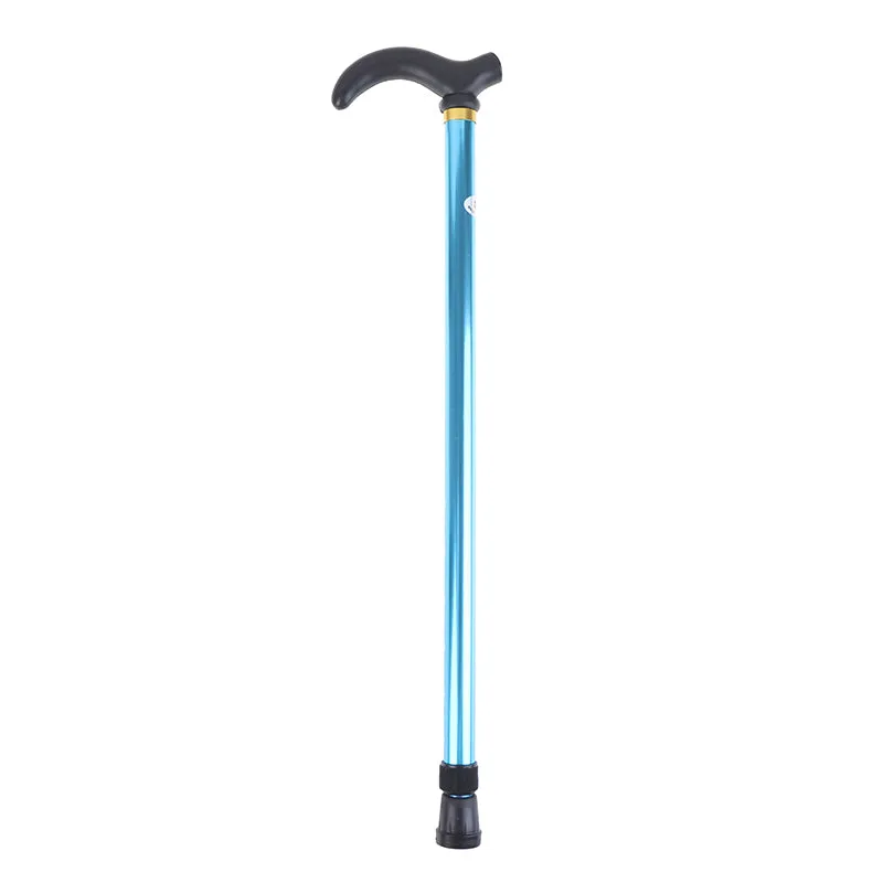 Premium Adjustable Walking Stick Cane – 2-Section Anti-Skid, Anti-Shock Crutch for Seniors, Lightweight Aluminum Alloy, Non-Slip Rubber Base, Adjustable Height 75-90cm for Hiking and Daily Support