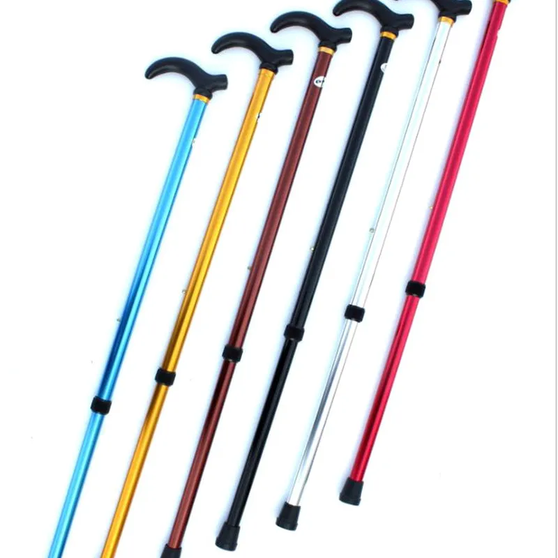 Premium Adjustable Walking Stick Cane – 2-Section Anti-Skid, Anti-Shock Crutch for Seniors, Lightweight Aluminum Alloy, Non-Slip Rubber Base, Adjustable Height 75-90cm for Hiking and Daily Support