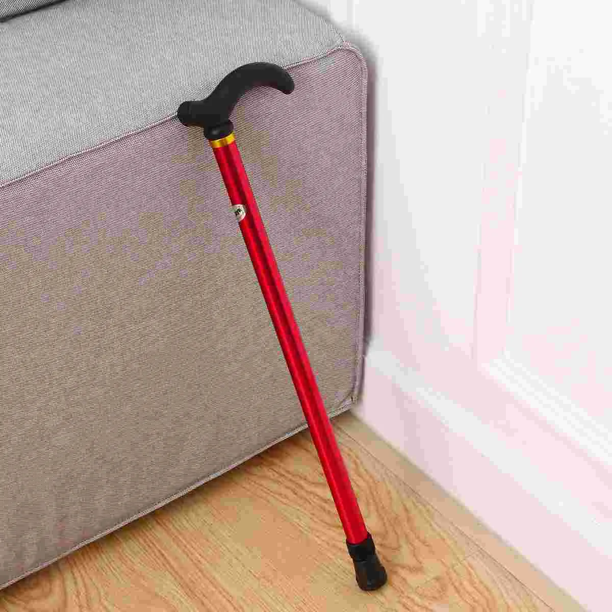 Premium Adjustable Walking Stick Cane – 2-Section Anti-Skid, Anti-Shock Crutch for Seniors, Lightweight Aluminum Alloy, Non-Slip Rubber Base, Adjustable Height 75-90cm for Hiking and Daily Support